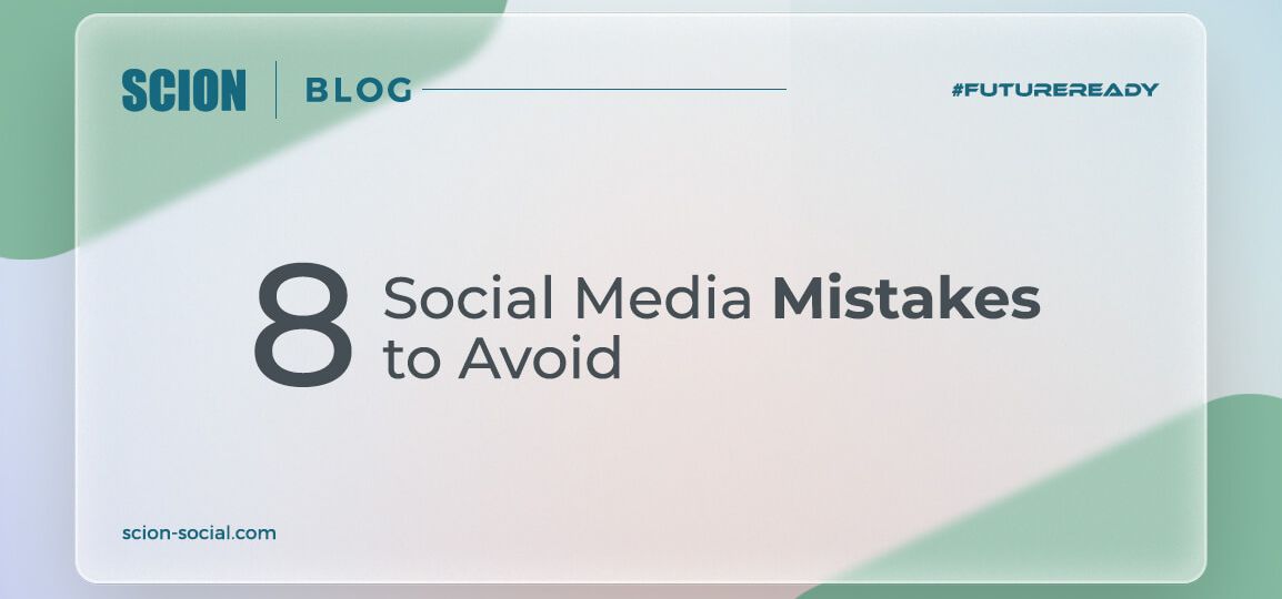 Eight mistakes to avoid on Social media