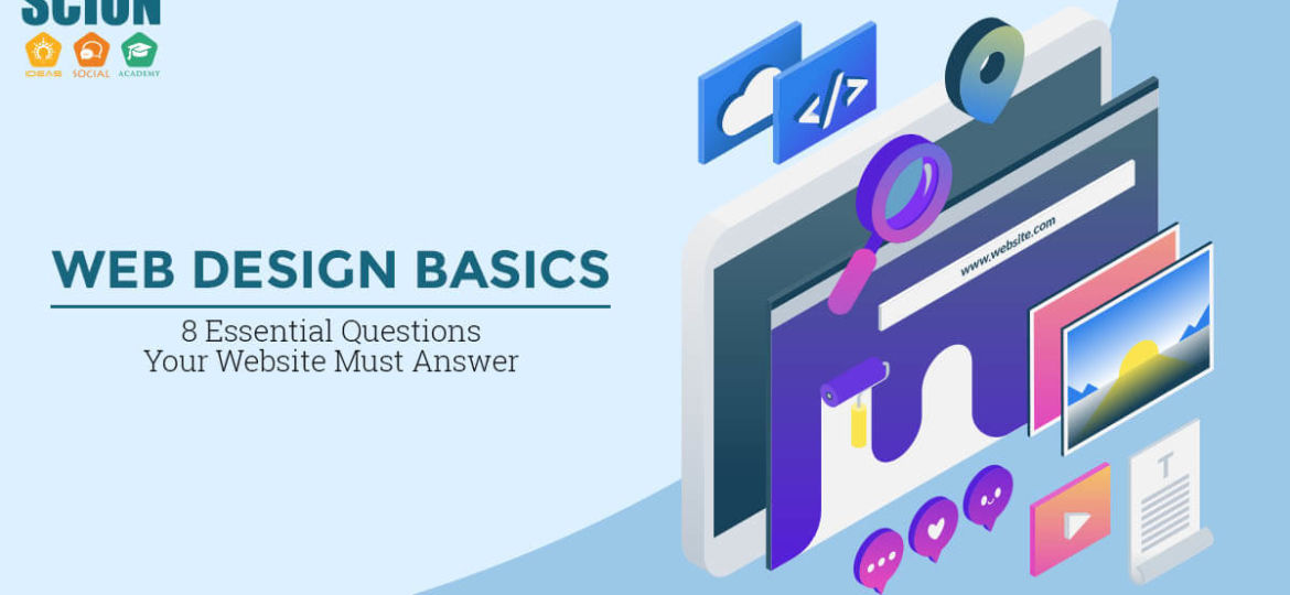 basics of web design - your website should answer these questions