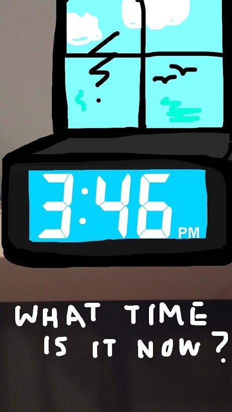 Time filter on Snapchat