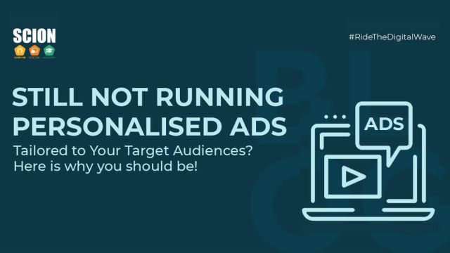 personalised ads - tailored to target audience