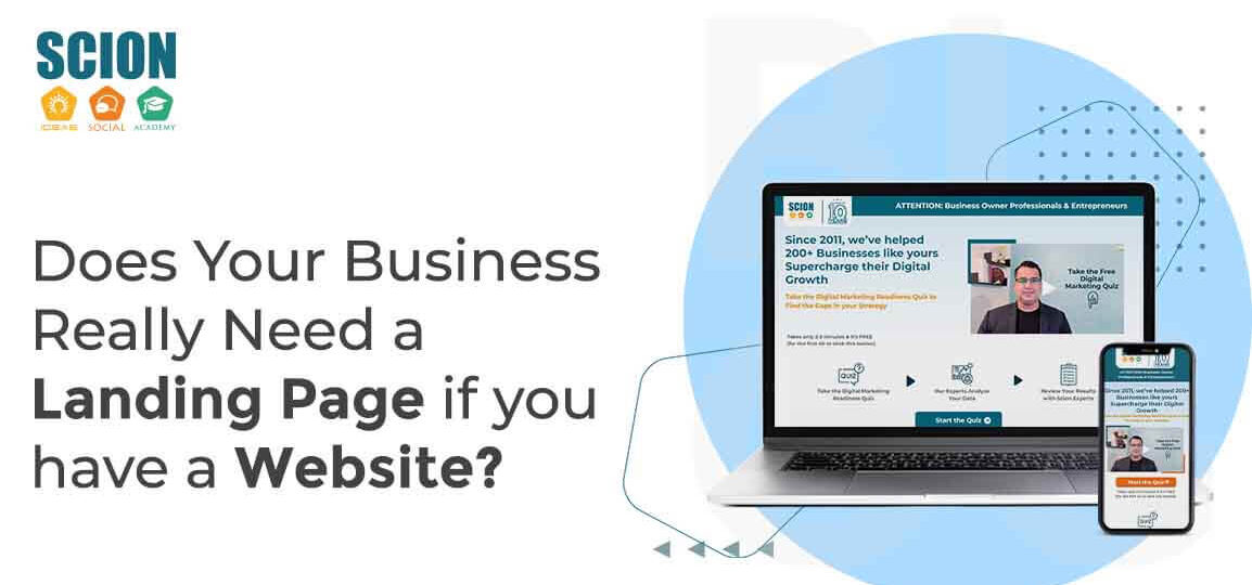 do you need a landing page if you have a website