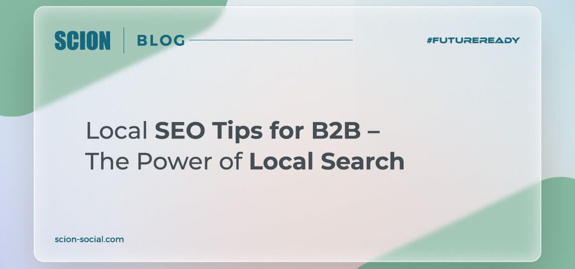 Tip for B2B - Local SEO