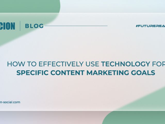 Technology for Specific Content Marketing Goals