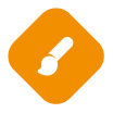 Group 1000003502 | Scion Social | Scion Social Brush tool button in a graphics app